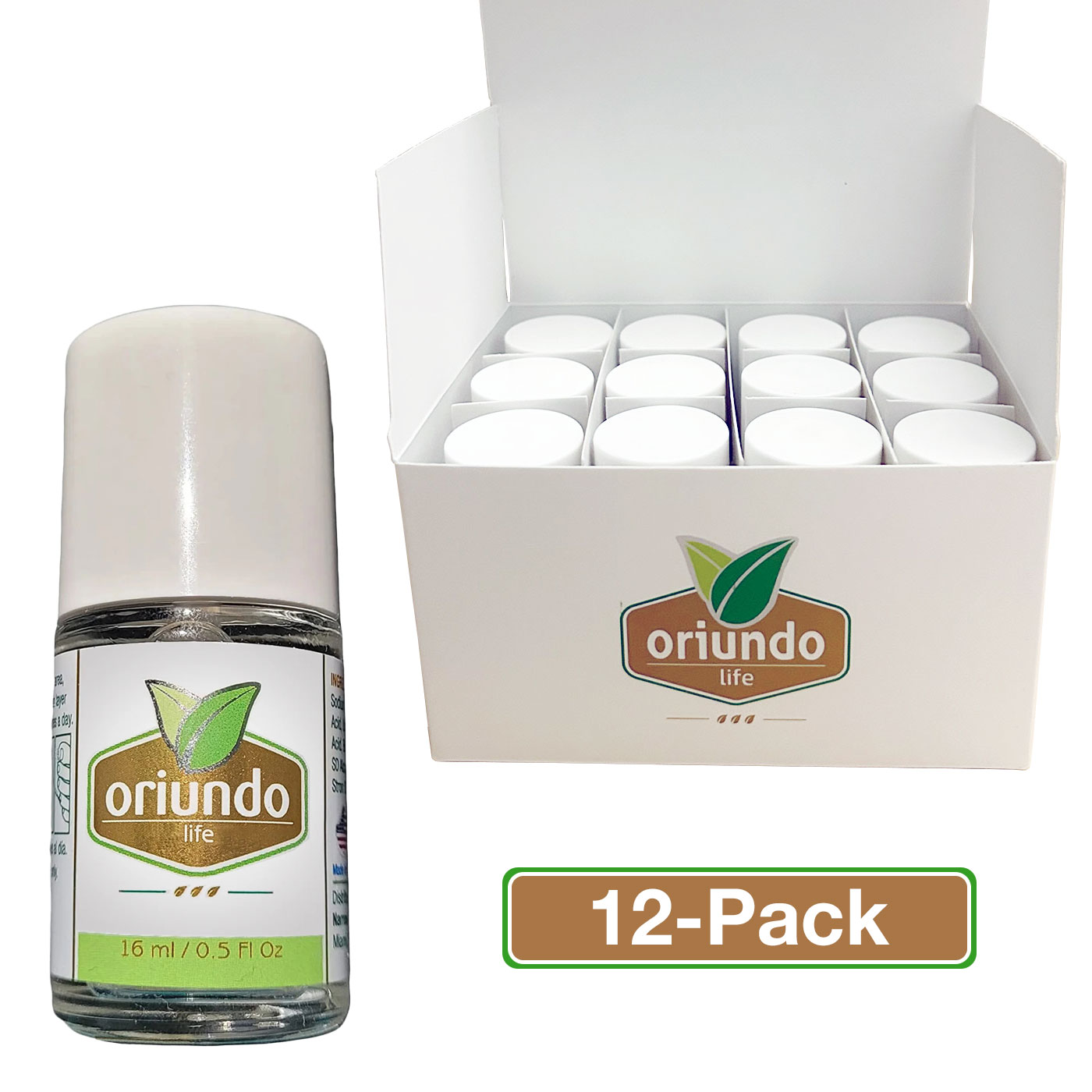 Oriundo Life Nail Solution - Extra Strength Nail Renewal - Pack of 12